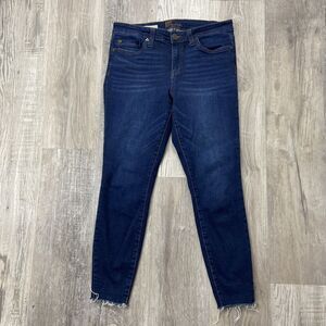 KUT From The Kloth Jeans 8 Womens (Fits 31x27) Denim Carlo‎ Ankle Skinny Cut Off